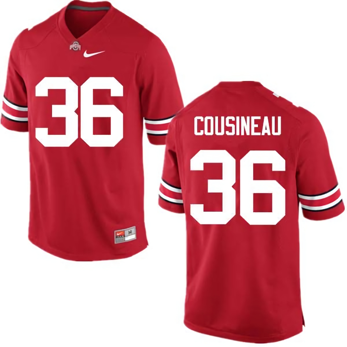 Tom Cousineau Ohio State Buckeyes Men's NCAA #36 Nike Red College Stitched Football Jersey CHU6456CM